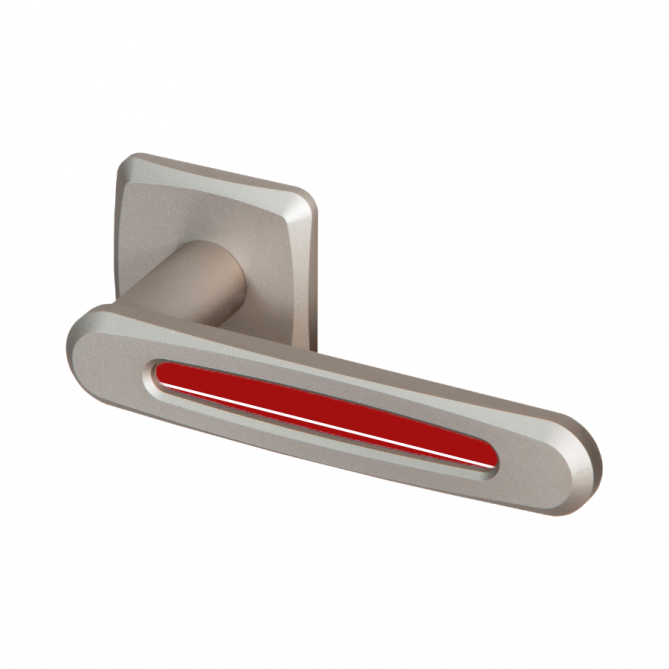 Aluminijasta kljuka z rozeto ADAPTA – oval Aluminijasta kljuka z rozeto ADAPTA – oval