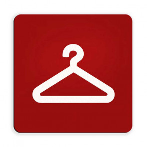 Označevalna ploščica - garderoba