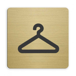 Označevalna ploščica - garderoba