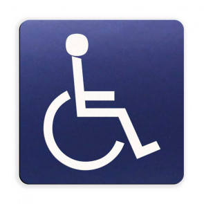 Označevalna ploščica - WC invalidi