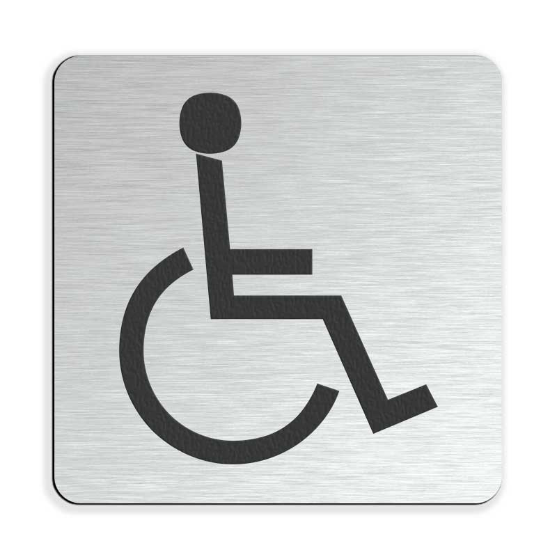 Označevalna ploščica - WC invalidi