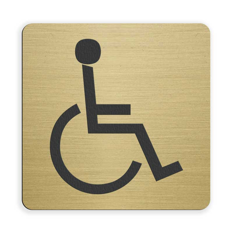 Označevalna ploščica - WC invalidi