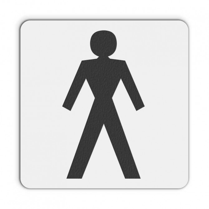 Označevalna ploščica - WC moški
