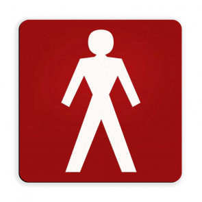 Označevalna ploščica - WC moški