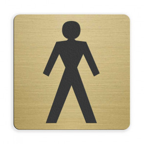 Označevalna ploščica - WC moški