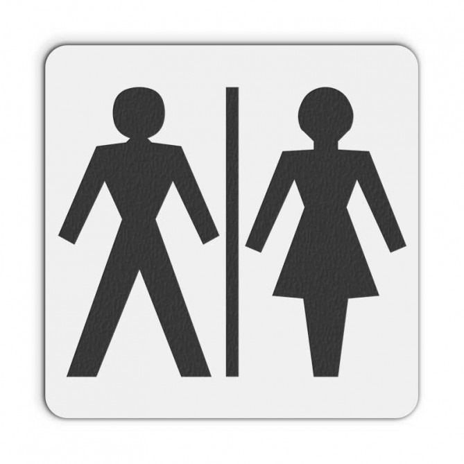 Označevalna ploščica - WC moški/ženski