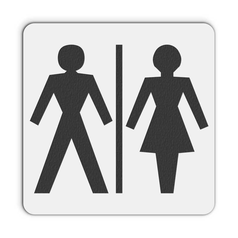 Označevalna ploščica - WC moški/ženski