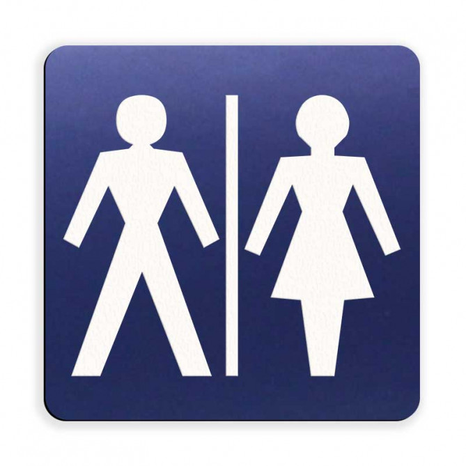 Označevalna ploščica - WC moški/ženski Označevalna ploščica - WC moški/ženski