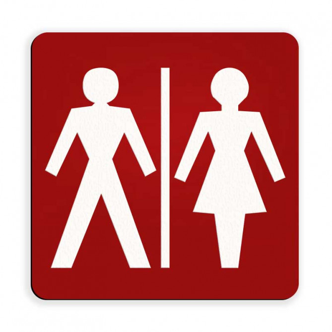 Označevalna ploščica - WC moški/ženski Označevalna ploščica - WC moški/ženski