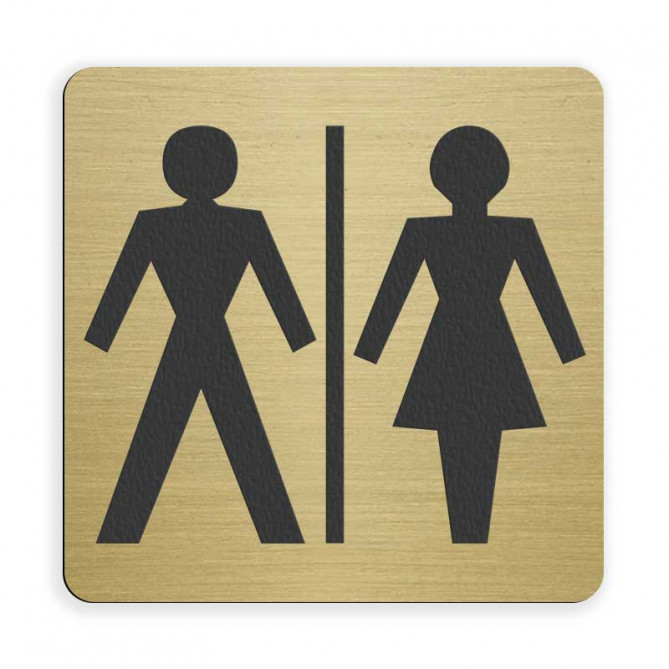 Označevalna ploščica - WC moški/ženski