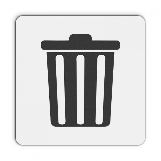 Označevalna ploščica - smetnjak