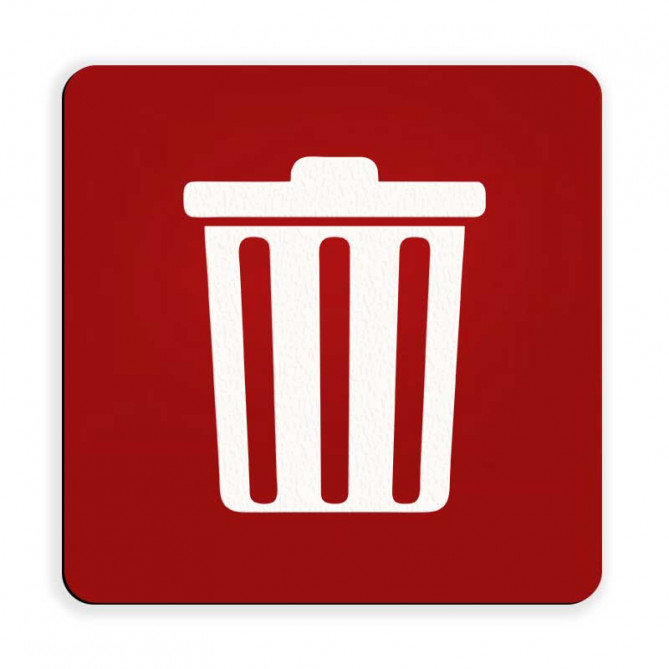 Označevalna ploščica - smetnjak