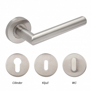 Vratna kljuka APECS H-0204 inox