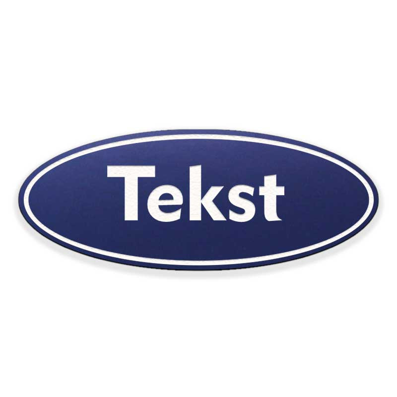 Napisna ploščica OVAL 115x45mm