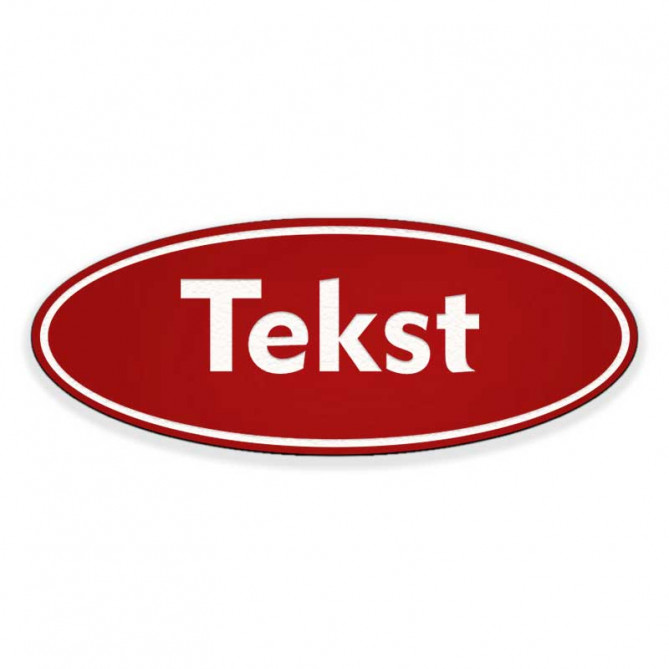 Napisna ploščica OVAL 115x45mm