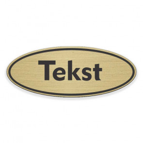 Napisna ploščica OVAL 115x45mm