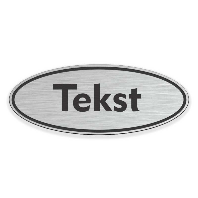 Napisna ploščica OVAL 115x45mm