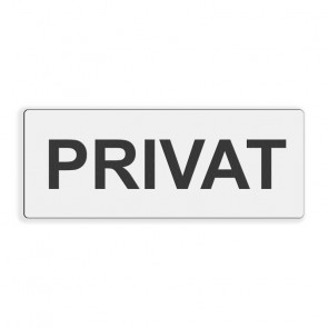 Napisna ploščica PRIVAT 80x30mm