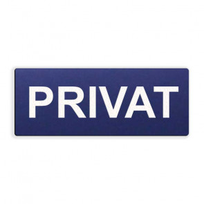 Napisna ploščica PRIVAT 80x30mm