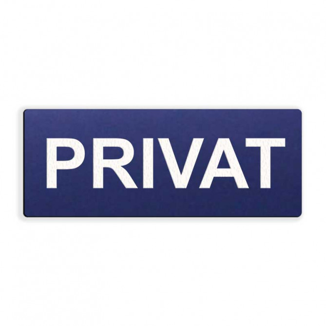 Napisna ploščica PRIVAT 80x30mm