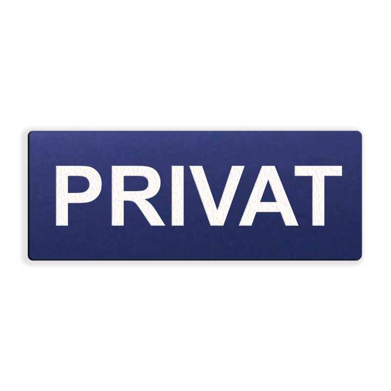 Napisna ploščica PRIVAT 80x30mm