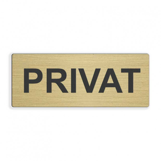 Napisna ploščica PRIVAT 80x30mm Napisna ploščica PRIVAT 80x30mm