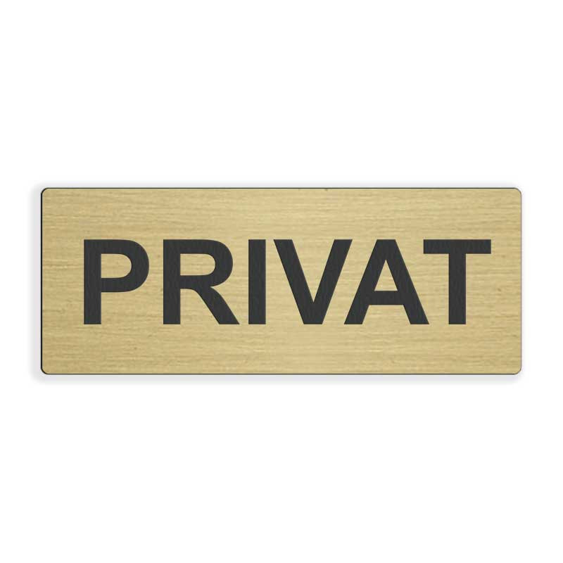 Napisna ploščica PRIVAT 80x30mm Napisna ploščica PRIVAT 80x30mm