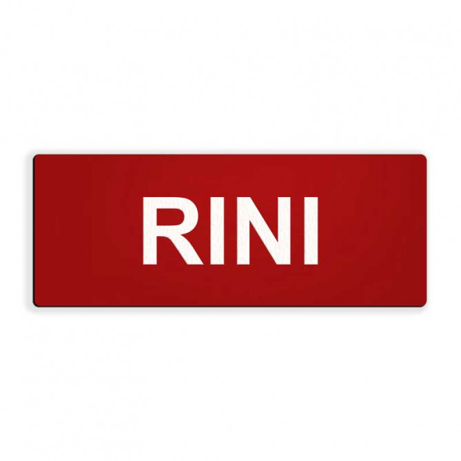 Napisna ploščica RINI 80x30mm