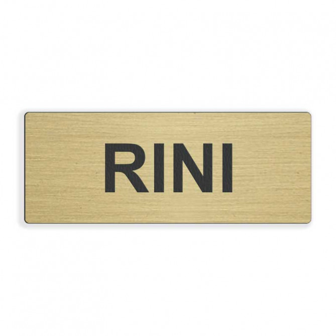 Napisna ploščica RINI 80x30mm Napisna ploščica RINI 80x30mm
