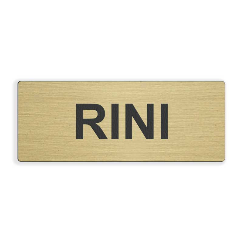 Napisna ploščica RINI 80x30mm Napisna ploščica RINI 80x30mm