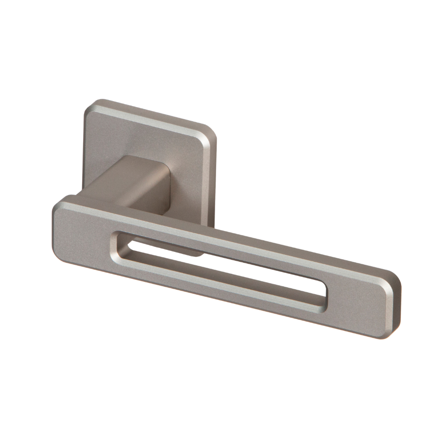 Aluminijasta kljuka z rozeto ADAPTA – Square – L